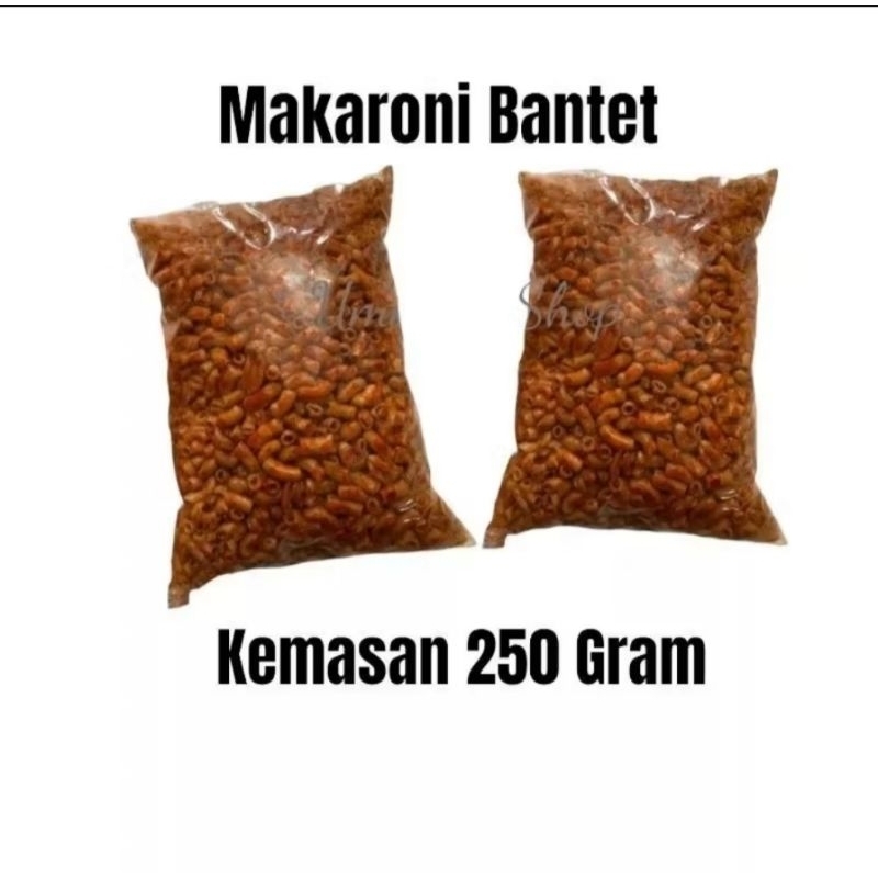 

(MURAH MERIAH ) MAKARONI BANTET KHAS TASIKMALAYA PEDAS GURIH 250gram (1/4 kg)
