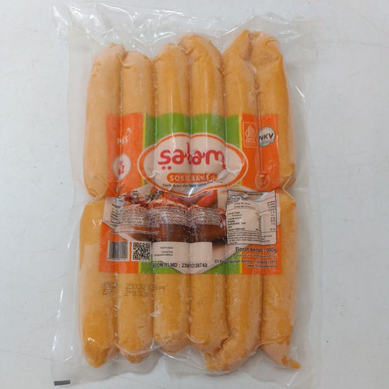 

Salam Sosis Bakar Ayam Dan Sapi 500 gr isi 12