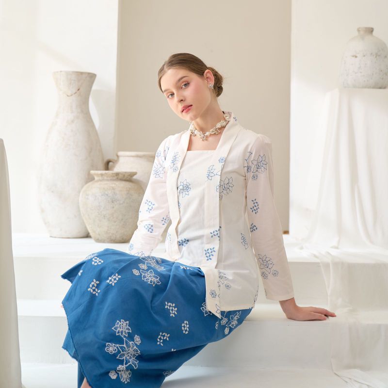 Kebaya Kutubaru Kondangan / Kebaya Wisuda Batik Cap / Kutubaru Bridesmaids Seragaman