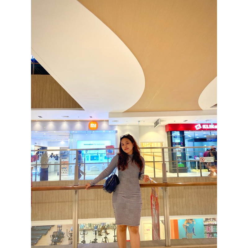 Preloved Dress Primark Stripe