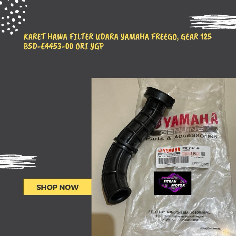 Karet Hawa Filter Udara Yamaha FreeGo, Gear 125 B5D-E4453-00 ORI YGP