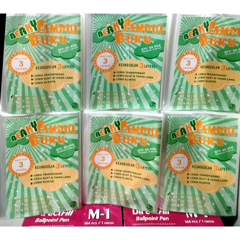 

Sampul Plastik Berky/kwarto 210 X 160 mm (1pak =60 lembar)