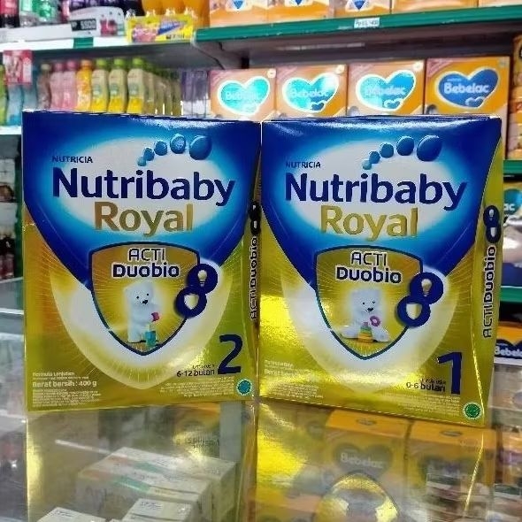 Nutribaby Royal 1&2 susu formula bayi 400gr Box