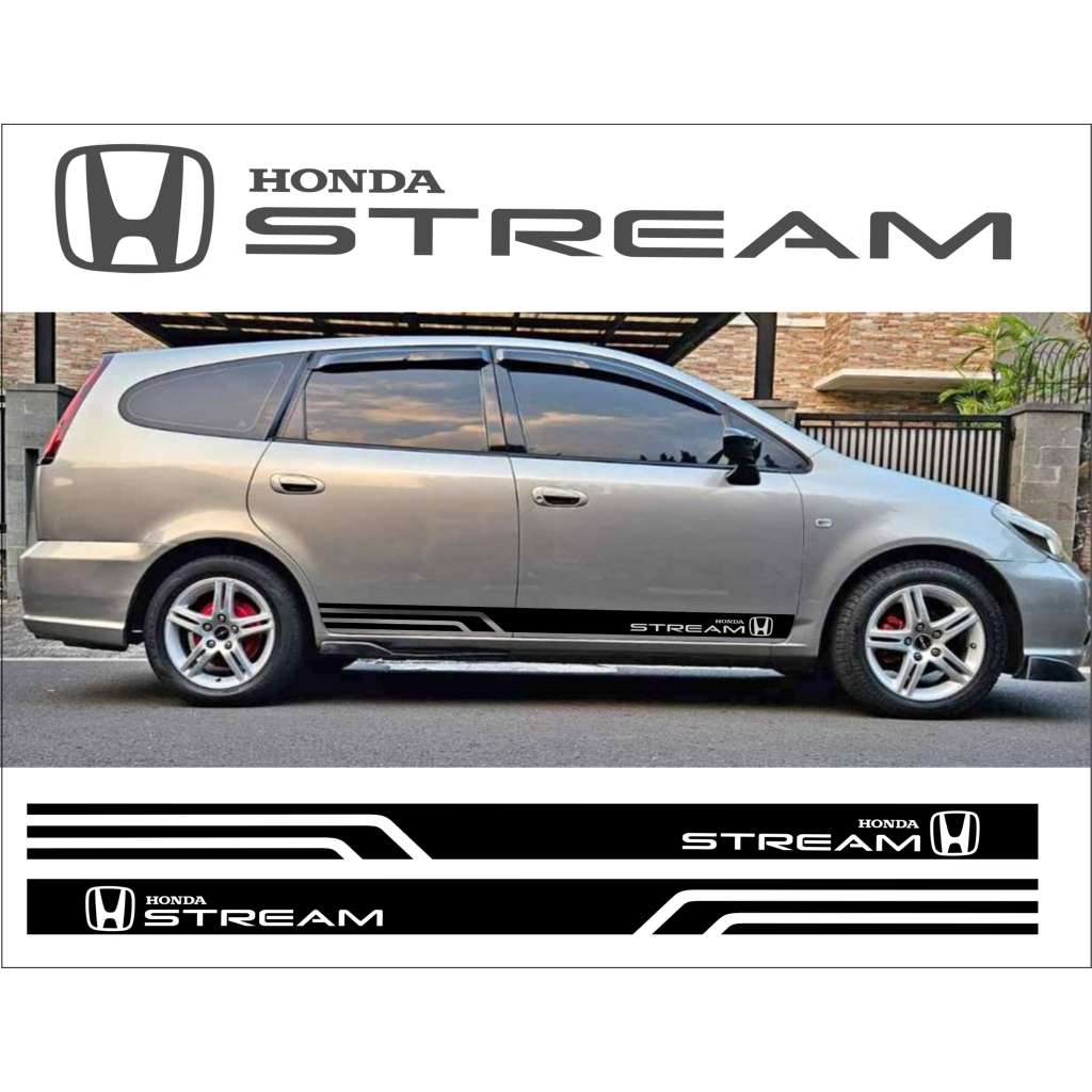 Sticker Honda Stream aksesoris eksterior mobil Honda Stream