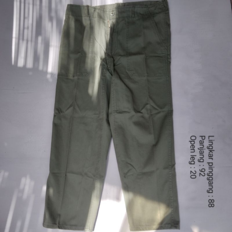 celana long pants army second