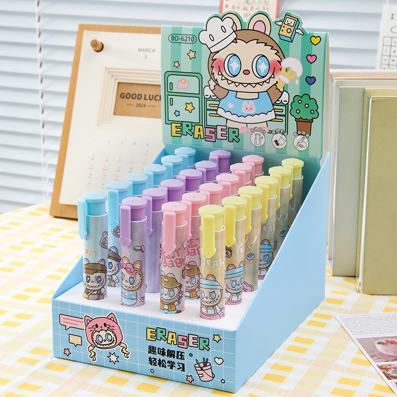 

PENGHAPUS PENSIL PENCIL PRESS ERASER LABUBU