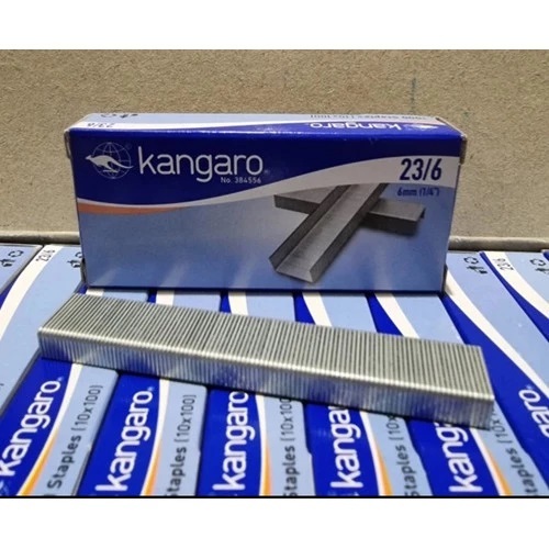 

Isi Staples 23/6 = 6mm (1/4") Kangaro (Isi 1 pcs)