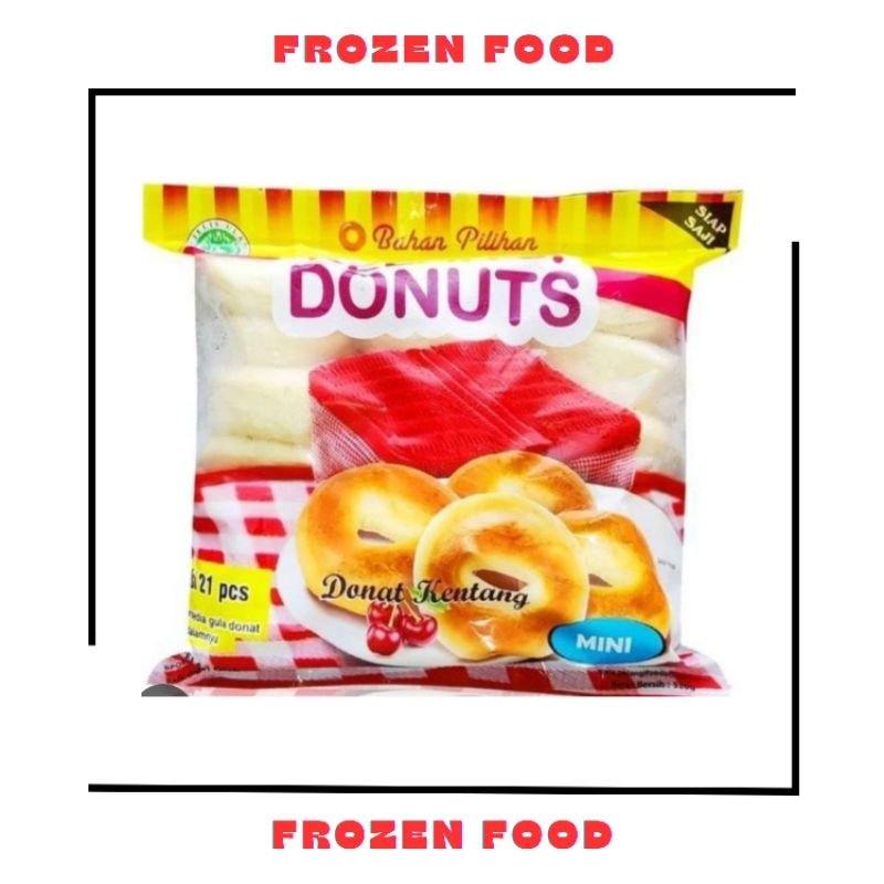 

Donut Pelangi 630gr Isi 21