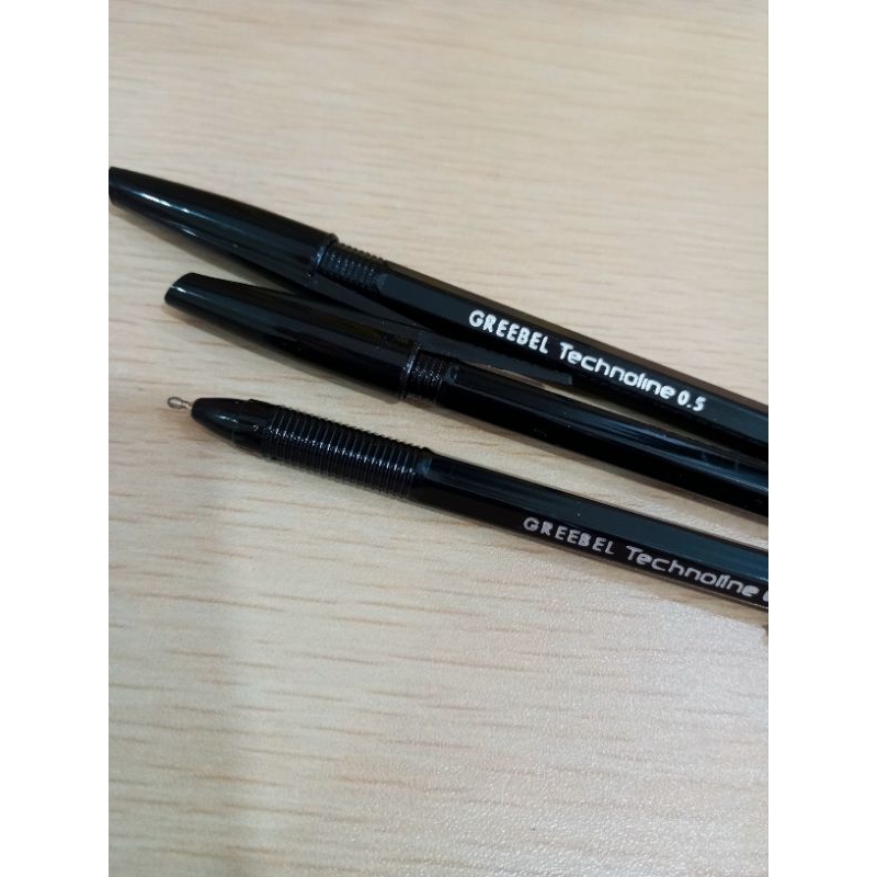 

(3 PCS) PULPEN GREEBEL TECHNOLINE 0,5 HITAM ECER