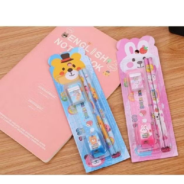 

Alat tulis anak Set 5 in 1 Murah lucu