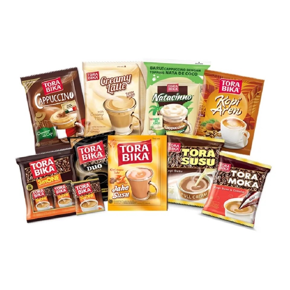 

TORABIKA all variant 10 pc kopi torabika Creamy latte Capucino Natacino Moka torabika Susu jahe renceng 10pc