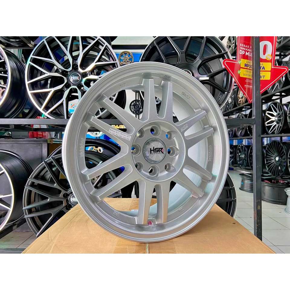 Velg Import HSR BLY01 Ring 15 Pcd 4X100-4X114.3 Cocok Untuk Mobil Avanza Xenia Brio Agya Jazz Yaris 