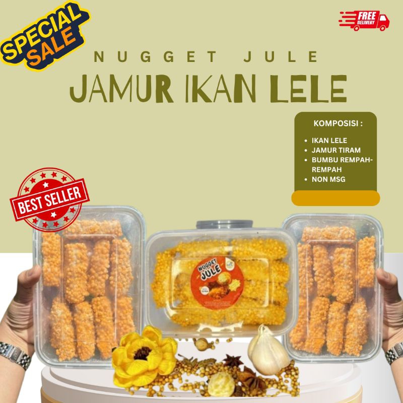 

Nugget JULE//Ikan Lele+Jamur tiram