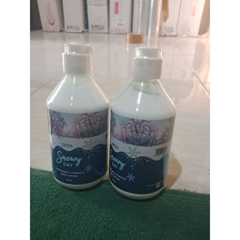 inika snowy day body lotion 270 gram