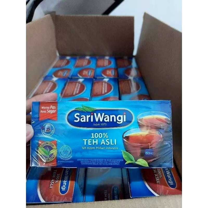 

Sariwangi Teh Asli 100% / Teh Celup 1PCS ( 1BOX ISI 25 KANTONG )