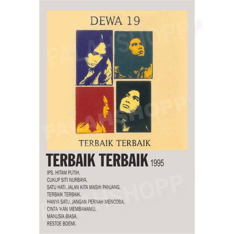 Poster Album Terbaik - Dewa 19