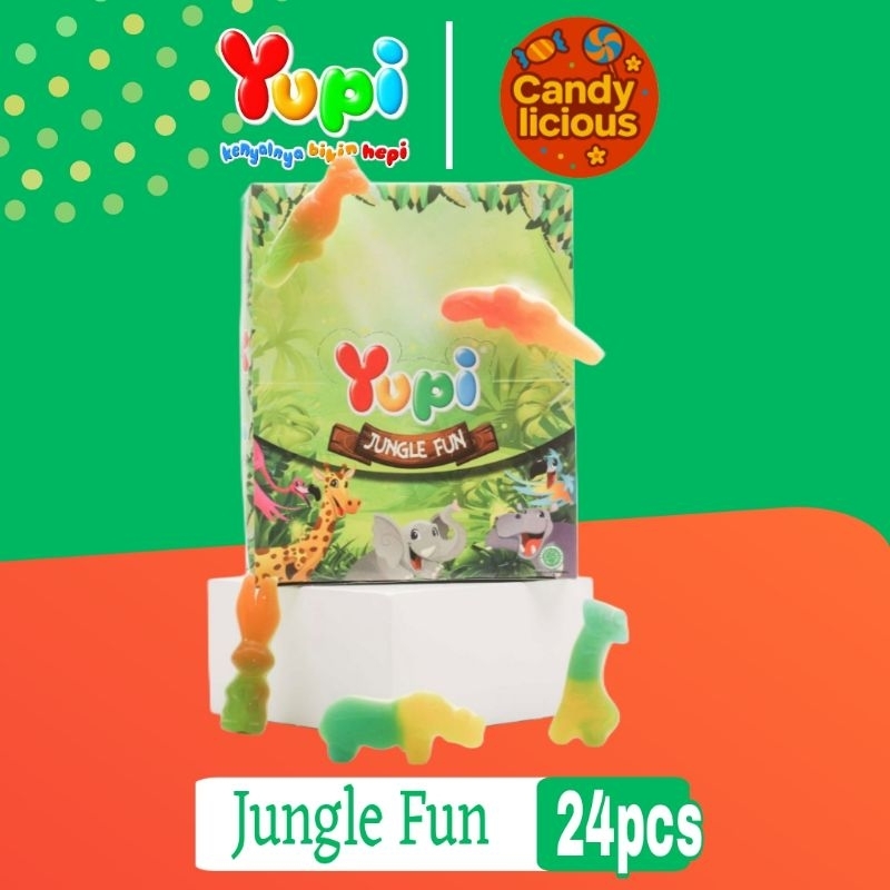 

Permen Yupi Jungle Fun Display Box isi 24pcs