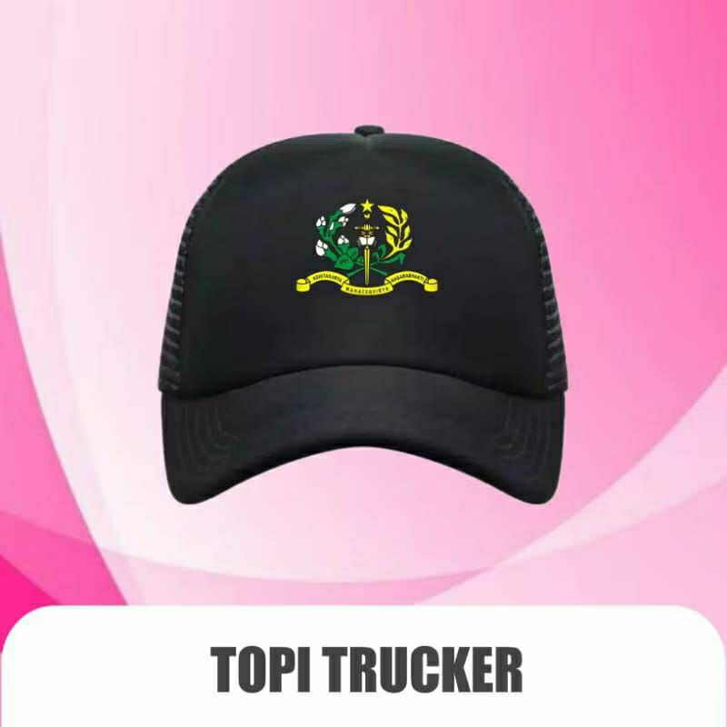 TOPI TRUCKER JARING AKMIL LOGO PENDIDIKAN