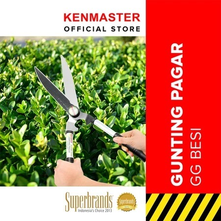 Kenmaster Gunting Pagar Gagang Besi /Gunting Rumput Dahan Ranting Pagar Kebun Besar Kenmaster