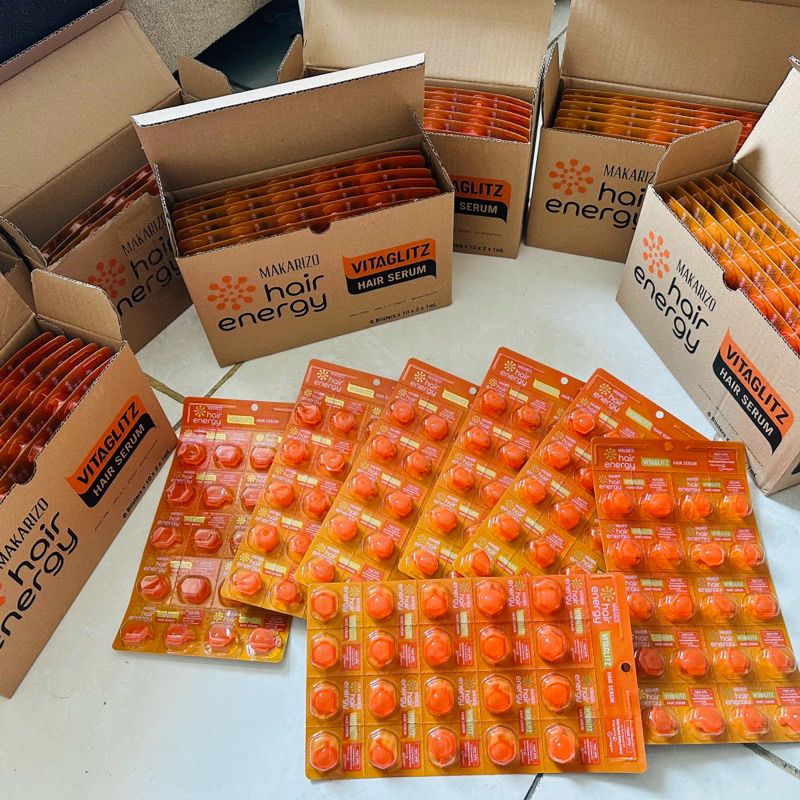 (20 X 1ML) Makarizo/Vitamin Rambut/ Hair Energy KERATIN RAMBUT SERUM