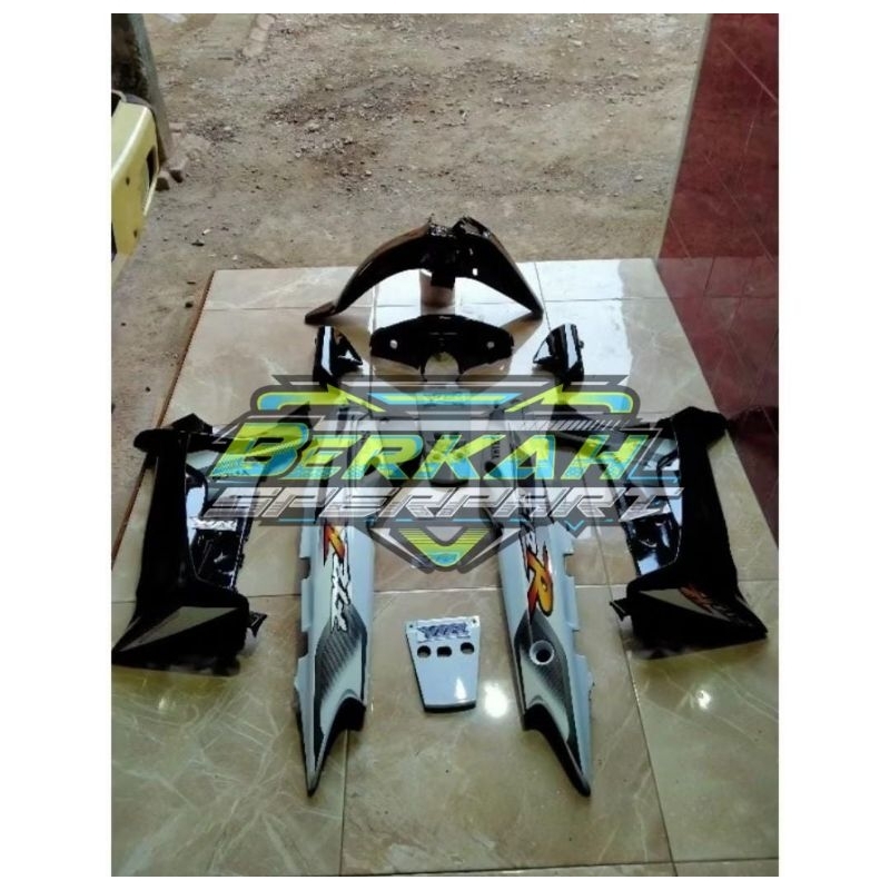 Cover Body Fizr Fizr Hitam Putih Full Set Halus Cover Bodi Yamaha Fizr