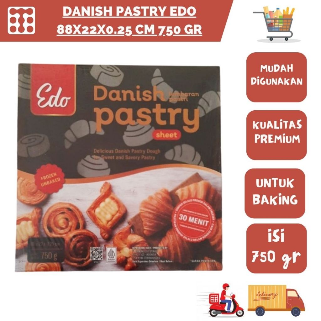 

DANISH PASTRY EDO 88X22X0.25 CM 750 GR