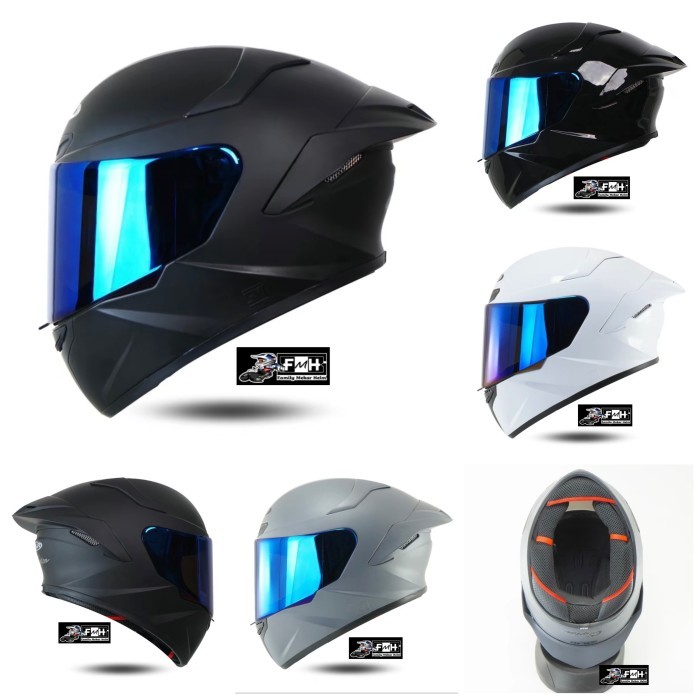HELM MLA TTC CRYPTON ORIGINAL SOLID FULL FACE / HELM MLA / HELM FULL FACE