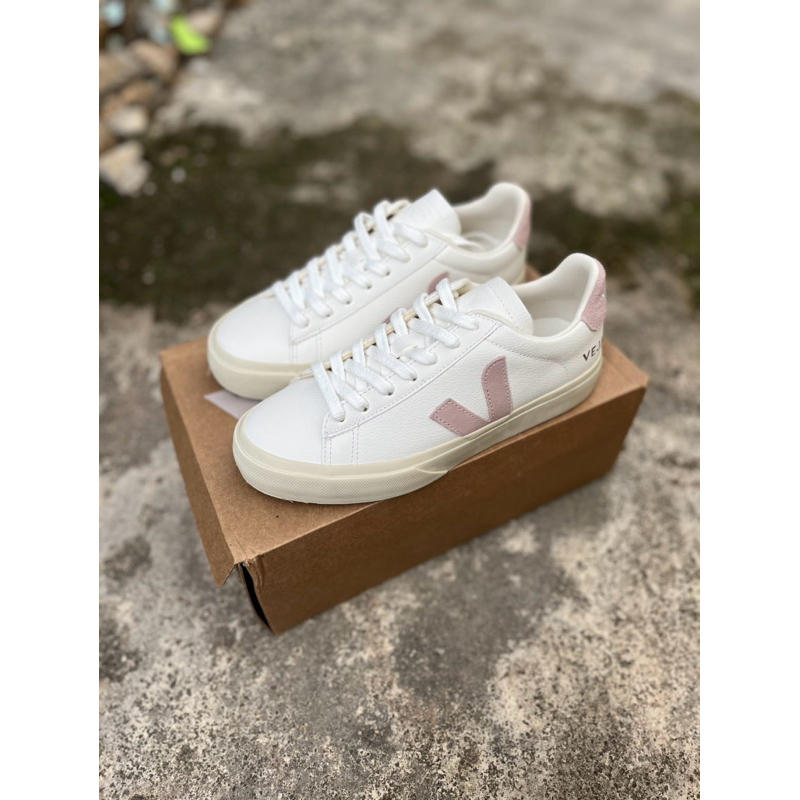 VEJA CAMPO WHITE BABE PINK ORIGINAL