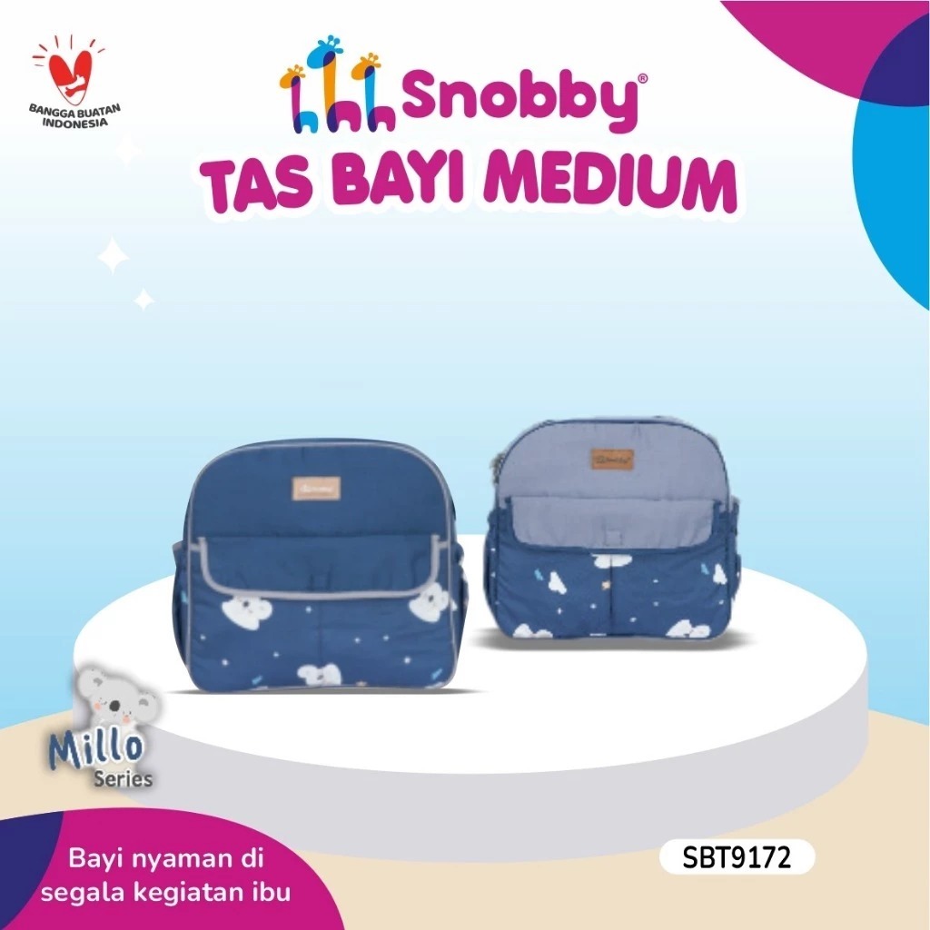 Snobby Tas Bayi Kecil Saku MILLO Series SBT9173 / Medium SBT9172 / Besar SBT9171