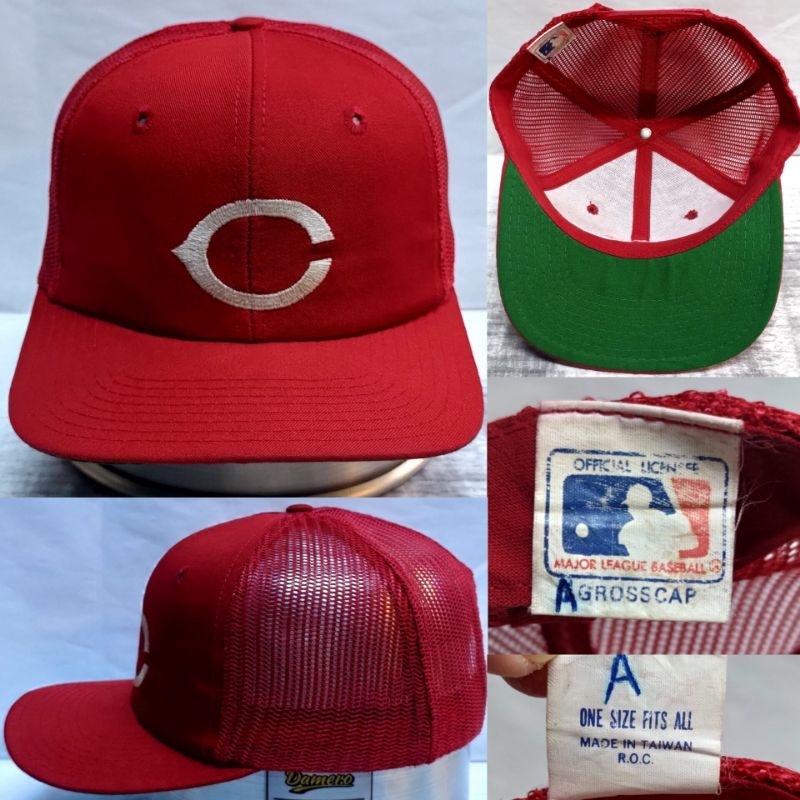 Topi MLB Rare Vintage Cincinnati Reds Trucker Cap Authentic Ori 2nd
