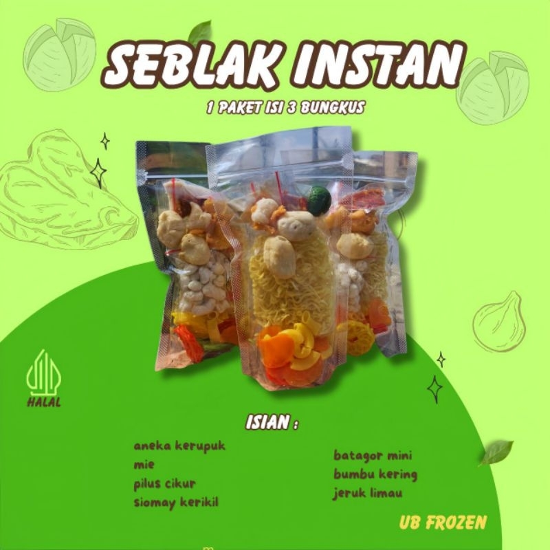 

Seblak instan isi 3 bungkus