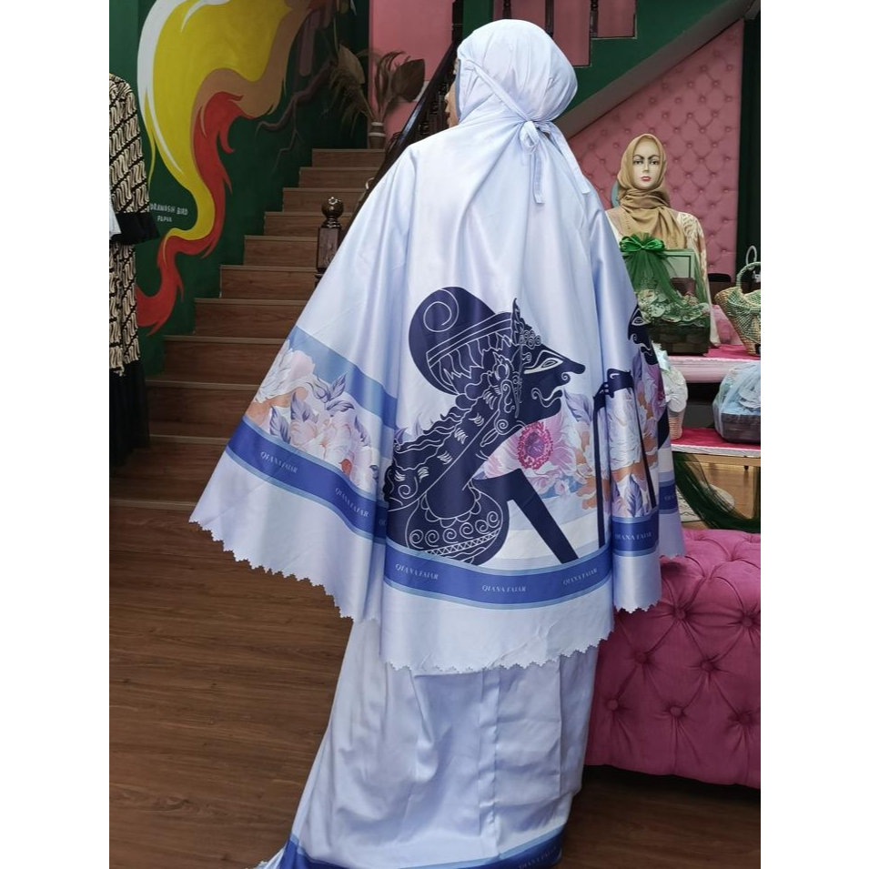 Mukena Premium Satin Silk - Satin Bloom