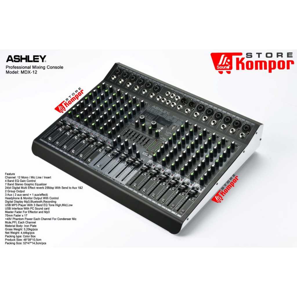 Mixer ASHLEY MDX 12 ORIGINAL / Mixer Ashley MDX12