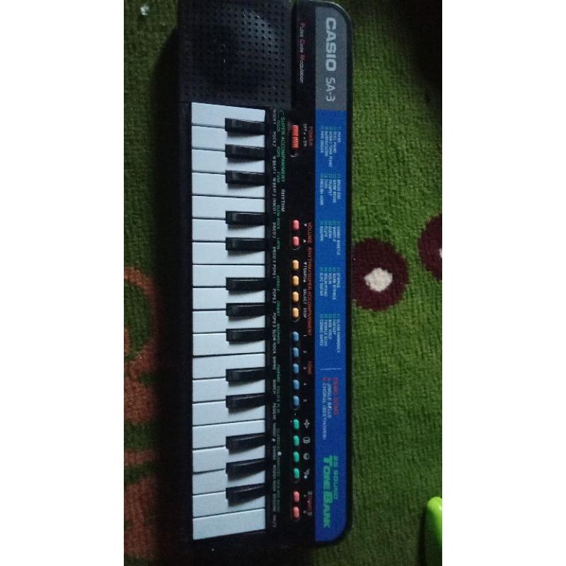 jual piano casio sa 3 bekas normal