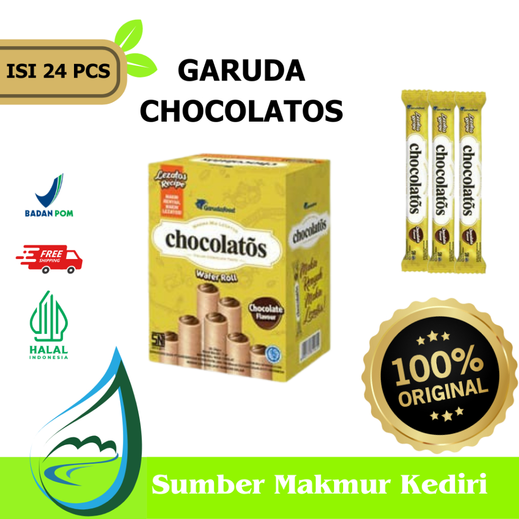 

Gery Chocolatos Wafer Cokelat Stick 500an - Isi 24 PCS