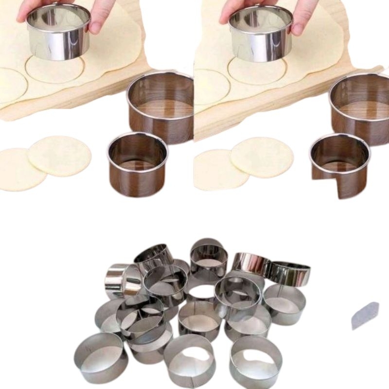 cetakan pie polos/cetakan tartlet mini/cetakan tart mini cookie cutter