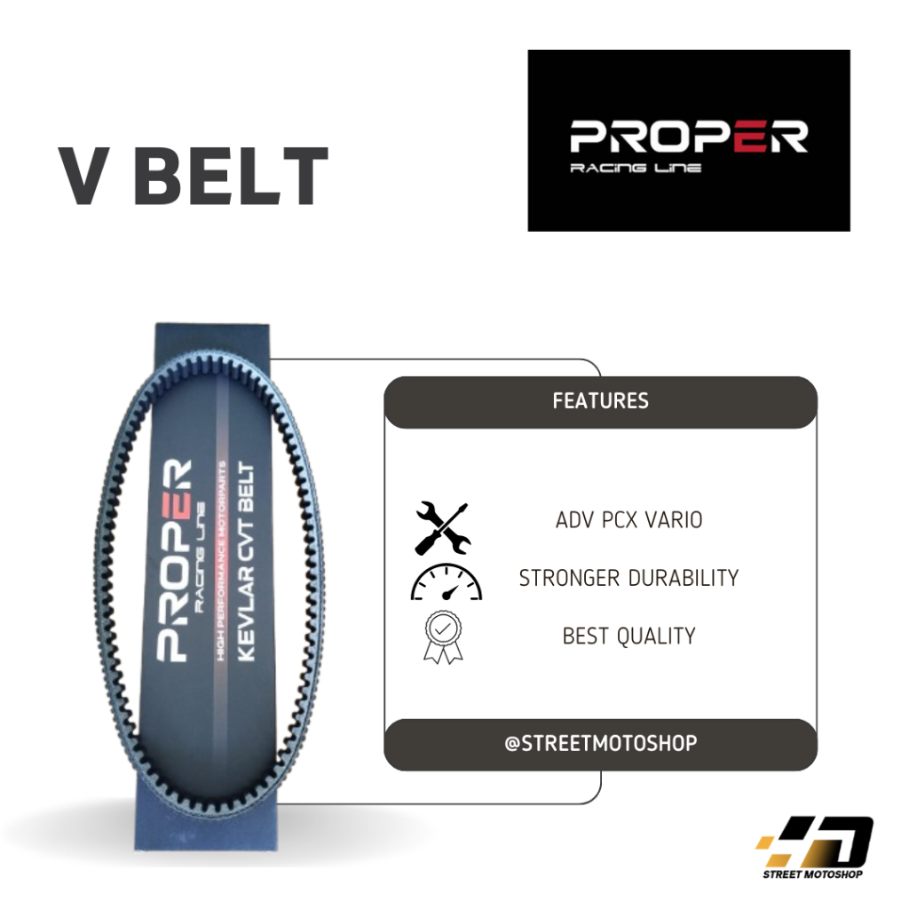 Vanbelt V-Belt Proper Racing Line Honda Vario PCX ADV 150 160 New Old FI Original