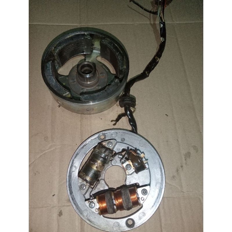 sepul spul set YAMAHA v80 CDI v80 robot original set Magnit (Tanpa CDI)