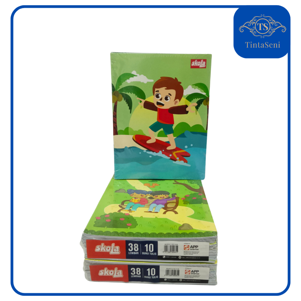 

Ay00! Buku Tulis Merk Skola Okey 1 Pack Isi 10 Buku Buku Tulis Sekolah SD By Sidu Termurah