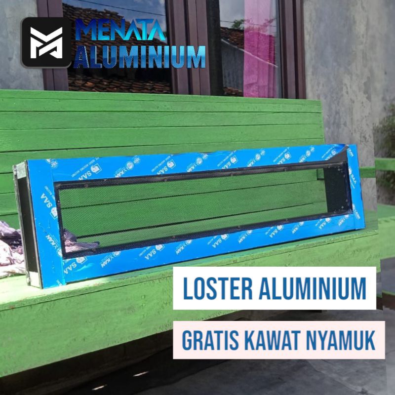 Loster Aluminium anti nyamuk / untuk fentilasi udara