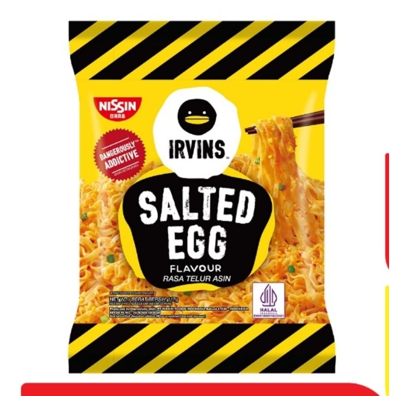 

Nissin Irvins Mi Instan Rasa Telur Asin 117 g