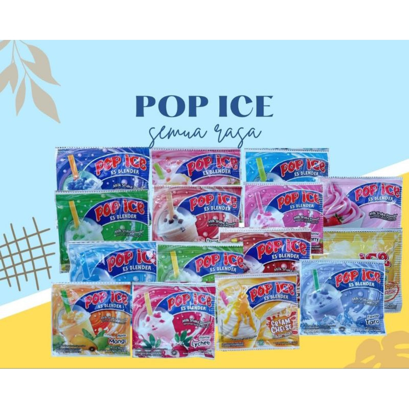 

jual pop ice aneka rasa, minuman serbuk kekinian