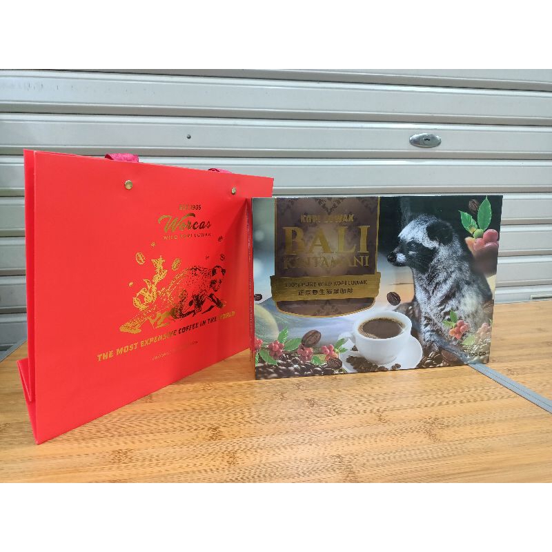 

Kopi Luwak Bali Kintamani - Isi 3 x 100gr (Netto 300g)