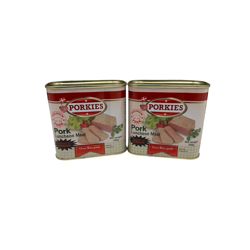 

Porkies Pork Luncheon Meat ~ Porkies Daging Babi Dalam Kaleng / Ng Chon Nyuk ( NON HALAL )