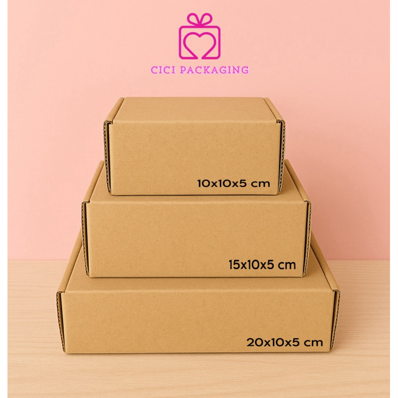 

kardus karton box packing kotak diecut brownies hampers kue aksesoris varian