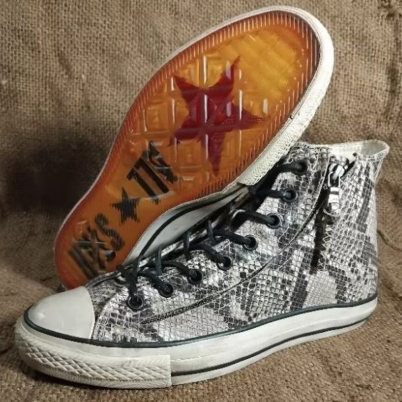 john varvatos x converse snakeskin double zipper