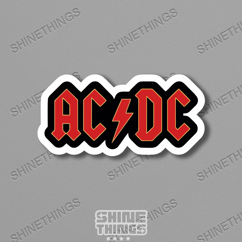 

[Stiker Satuan] stiker ACDC || sticker aesthetic band ACDC