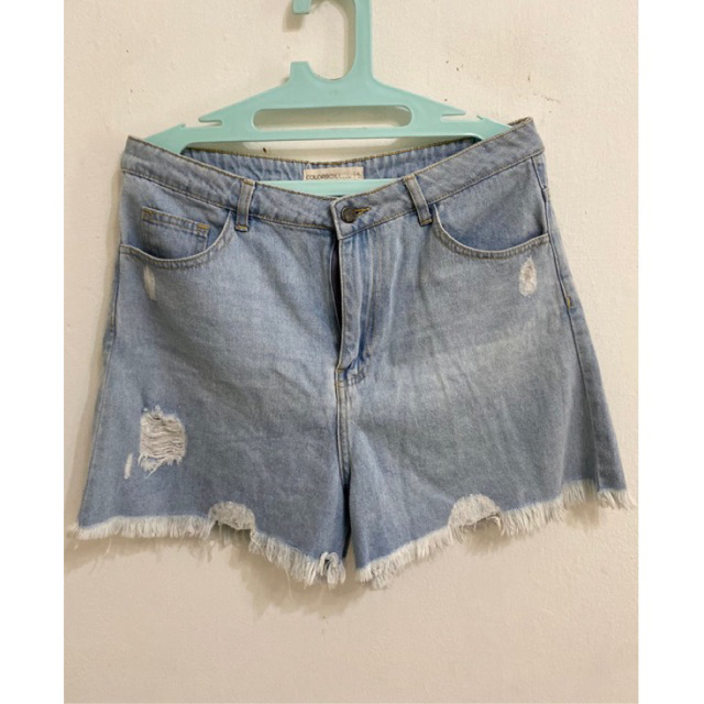 Celana Jeans Pendek Wanita Colorbox size XL