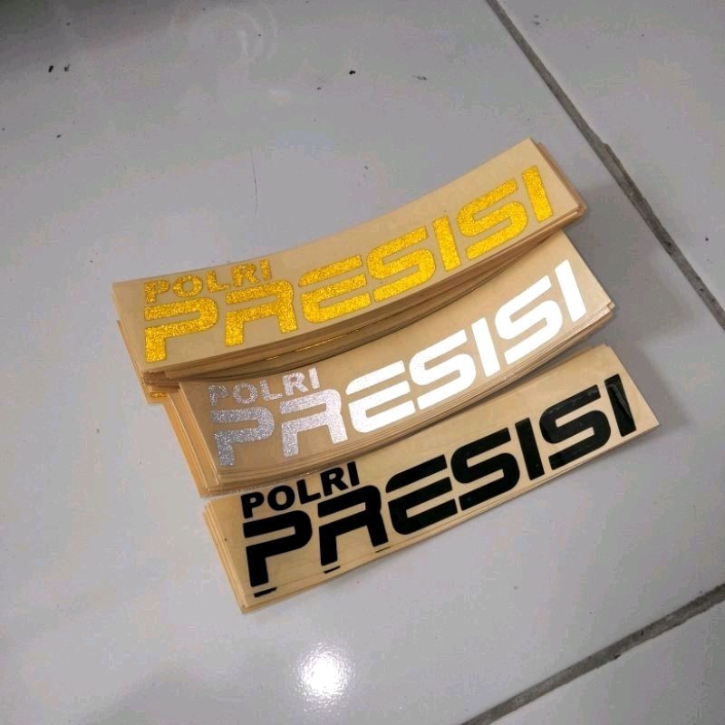

Stiker Polisi CUTTING POLRI Presisi 10 cm
