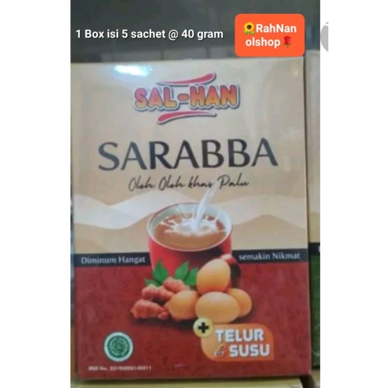 

Sarabba SAL-HAN + telur susu produksi dari kota Palu